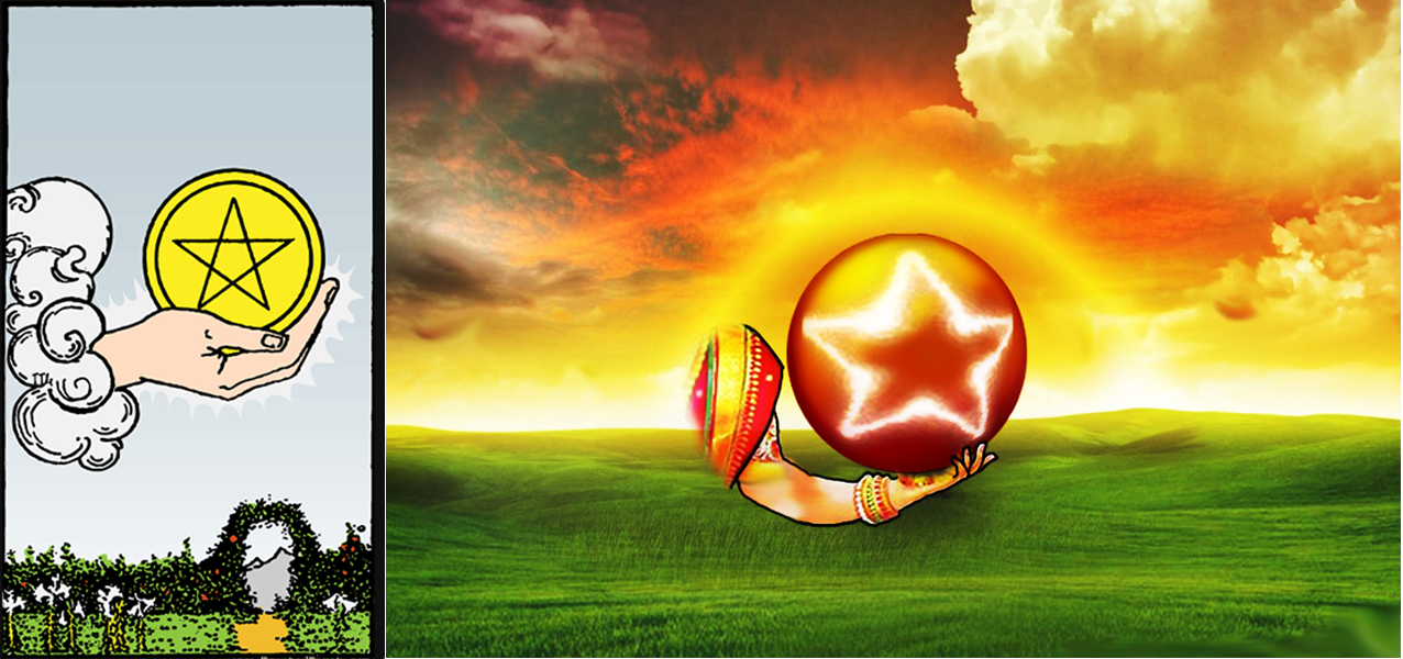 tarot.ideazunlimited.net.Ace of pentacles