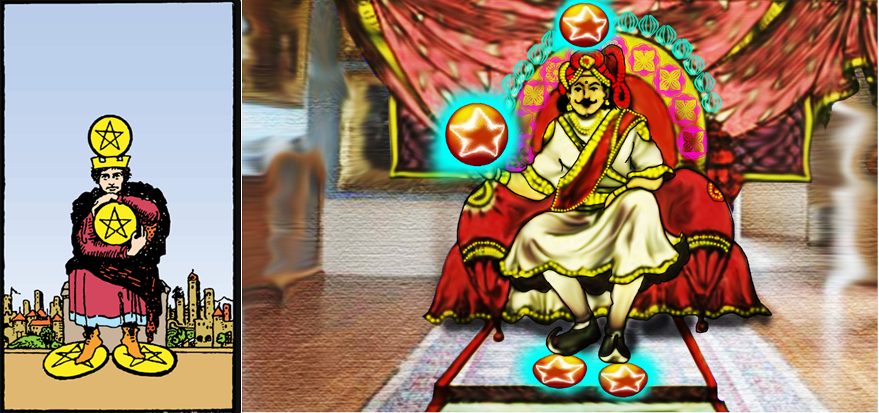 tarot.ideazunlimited.net.Four of pentacles