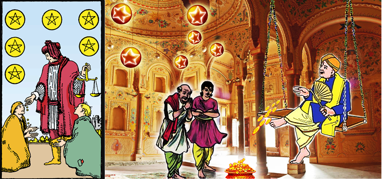 tarot.ideazunlimited.net.Six of pentacles