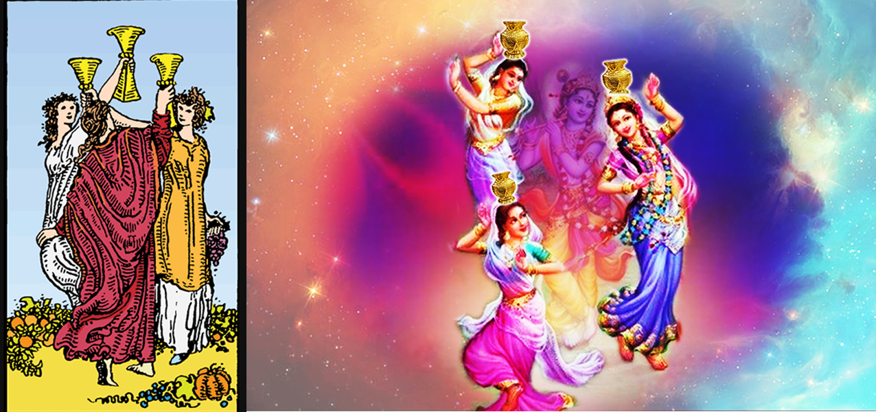 tarot.ideazunlimited.net.Three of  Cups