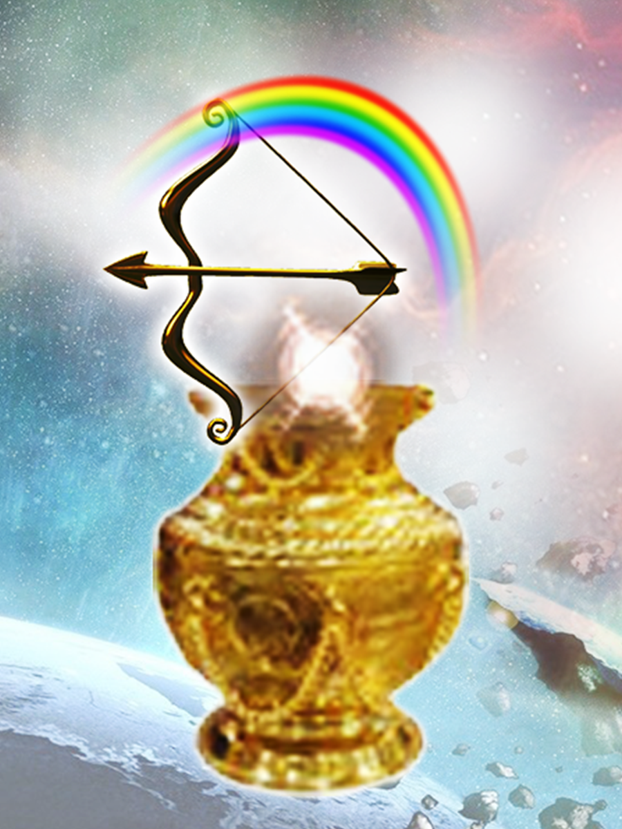 tarot.ideazunlimited.net.Arch and rainbow